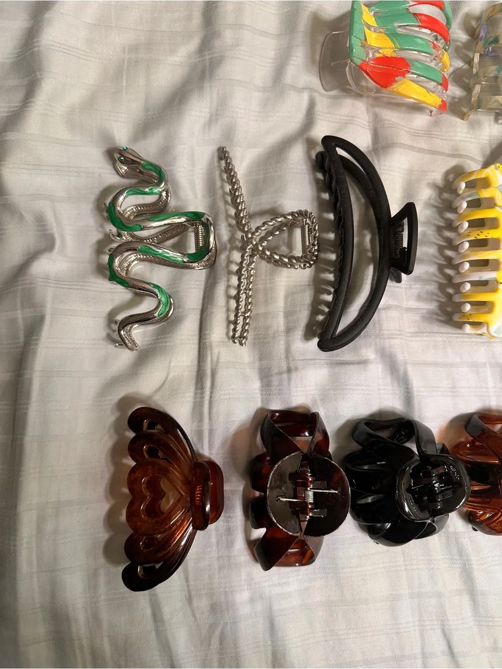 Assorted Women’s Hair Claw Clips - Multicolor Pack